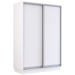 Шкаф-купе Mobildor Fox 2D двери ДСП 130x200x60 (White) Thumb
