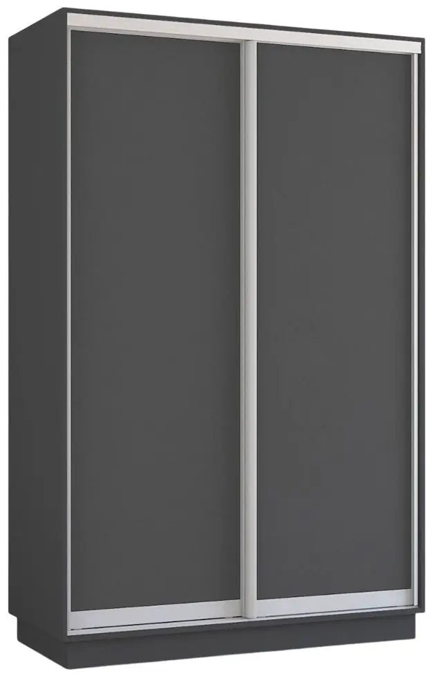 Шкаф-купе Mobildor Fox 2D двери ДСП 140x210x60 (Anthracite) - 2