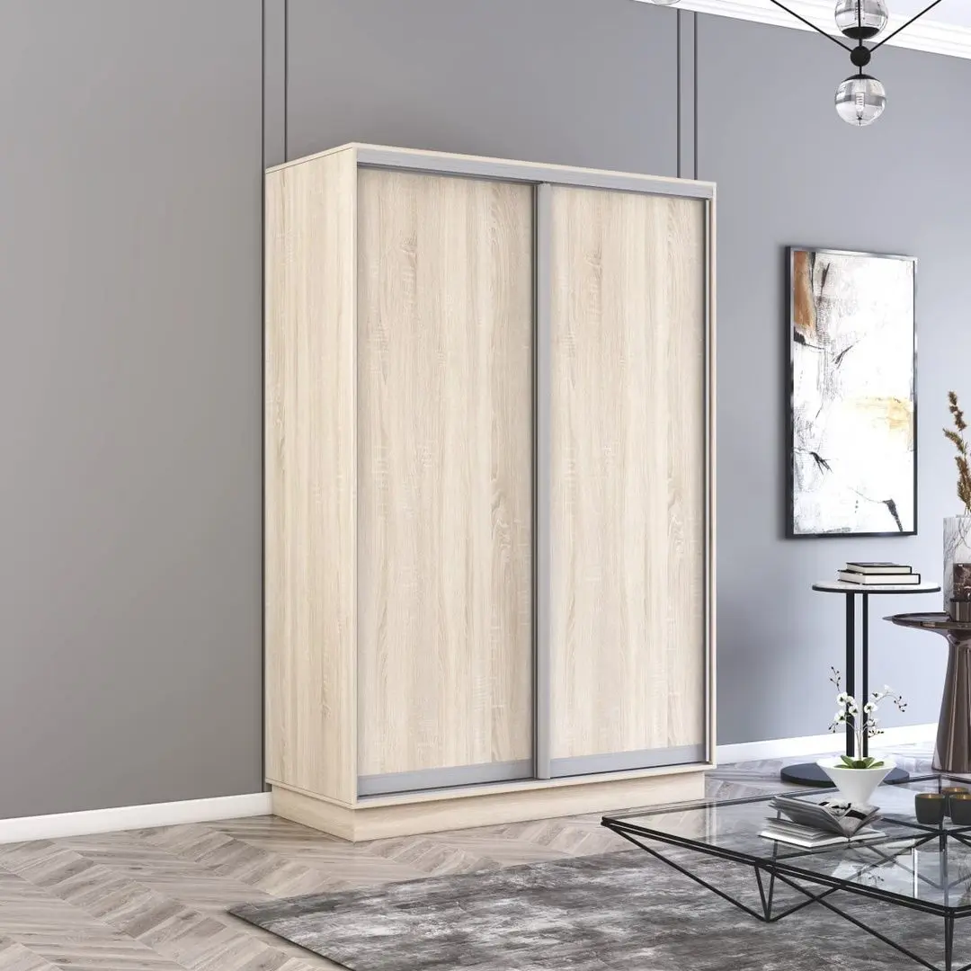 Dulap-cupe Mobildor Fox 2D usi PAL 140x210x60 (Sonoma Oak)