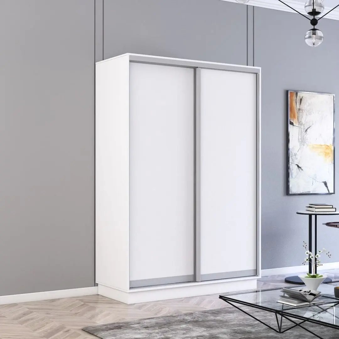 Шкаф-купе Mobildor Fox 2D двери ДСП 140x210x60 (White)