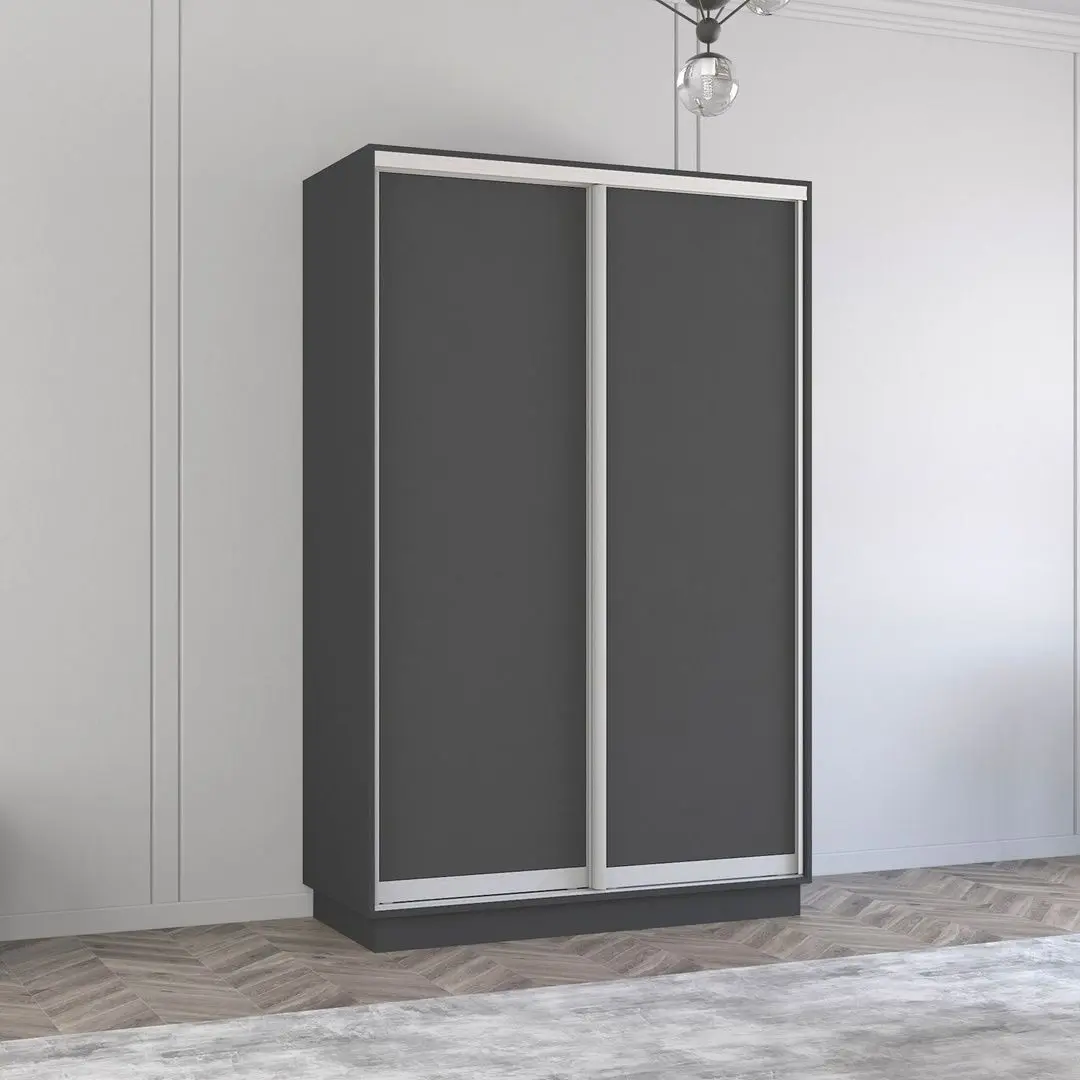 Шкаф-купе Mobildor Fox 2D двери ДСП 150x220x60 (Anthracite)
