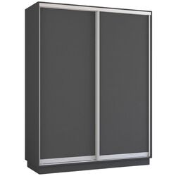 Шкаф-купе Mobildor Fox 2D двери ДСП 160x210x60 (Anthracite) Thumb