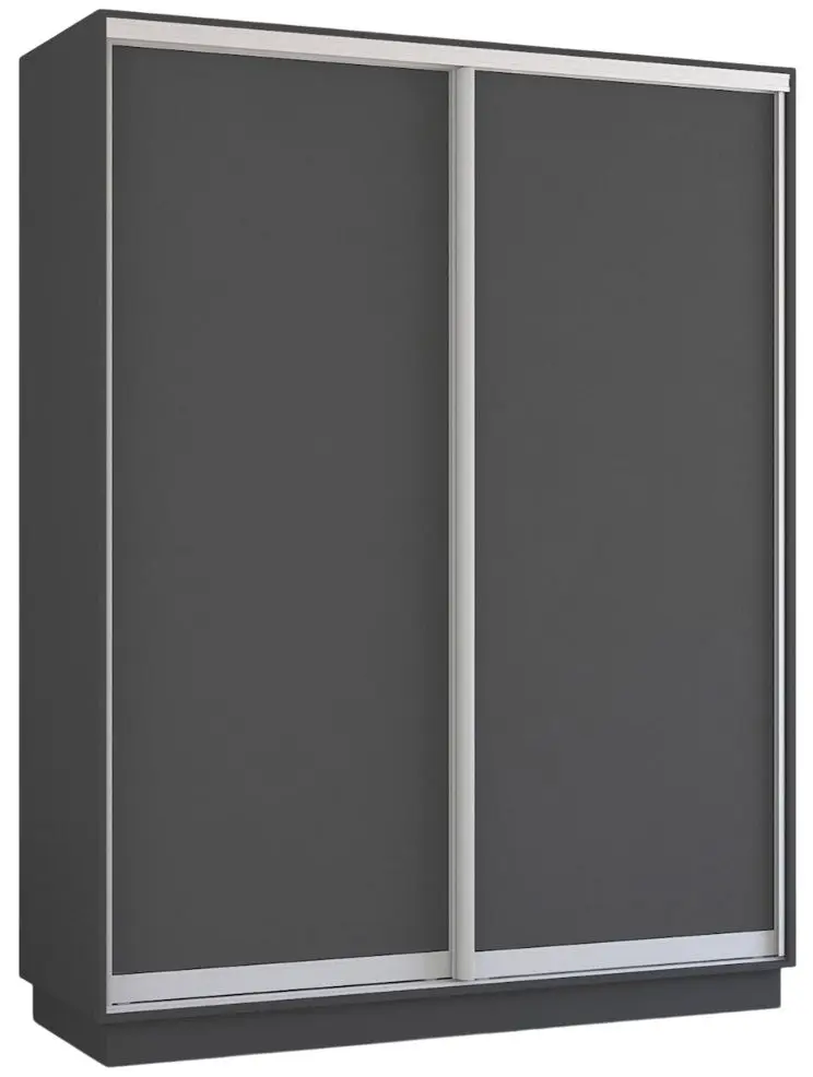 Шкаф-купе Mobildor Fox 2D двери ДСП 160x210x60 (Anthracite) - 2