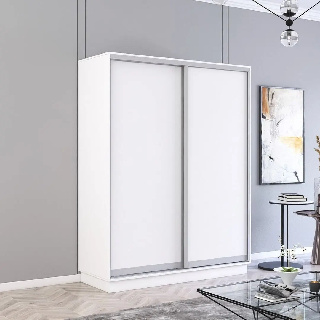 Шкаф-купе Mobildor Fox 2D двери ДСП 160x210x60 (White)