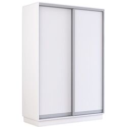 Шкаф-купе Mobildor Fox 2D двери ДСП 160x230x60 (White) Thumb