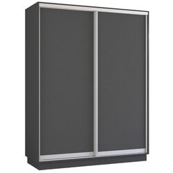 Шкаф-купе Mobildor Fox 2D двери ДСП 160x240x60 (Anthracite) Thumb