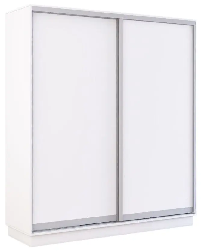 Шкаф-купе Mobildor Fox 2D двери ДСП 170x220x60 (White) - 2