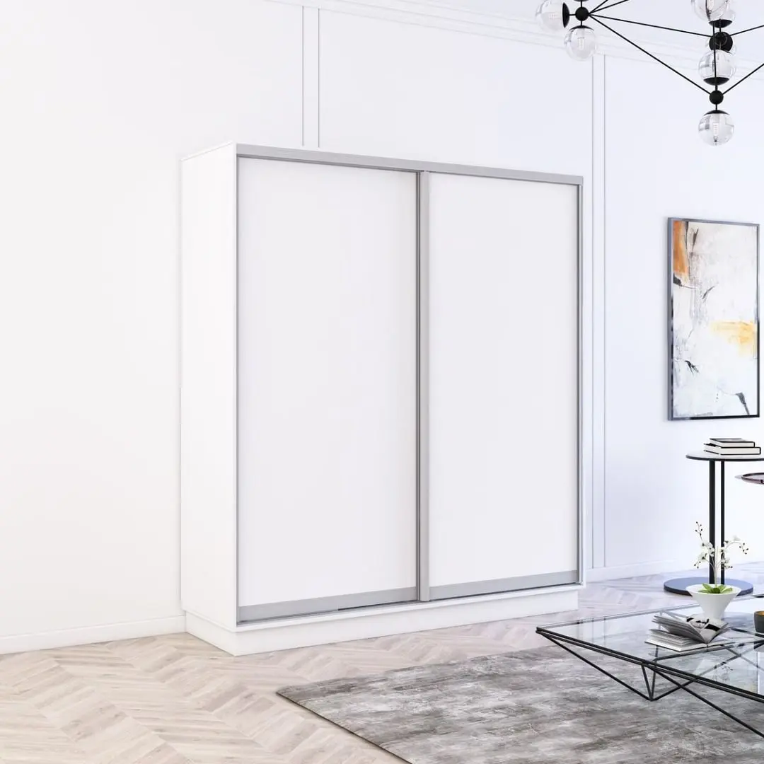 Шкаф-купе Mobildor Fox 2D двери ДСП 170x230x60 (White)