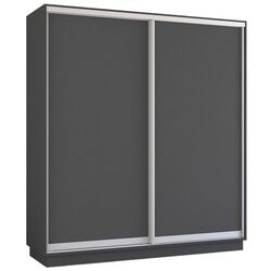 Шкаф-купе Mobildor Fox 2D двери ДСП 180x220x60 (Anthracite) Thumb