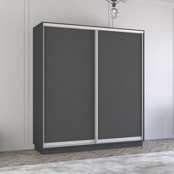 Dulap-cupe Mobildor Fox 2D usi PAL 180x220x60 (Anthracite)