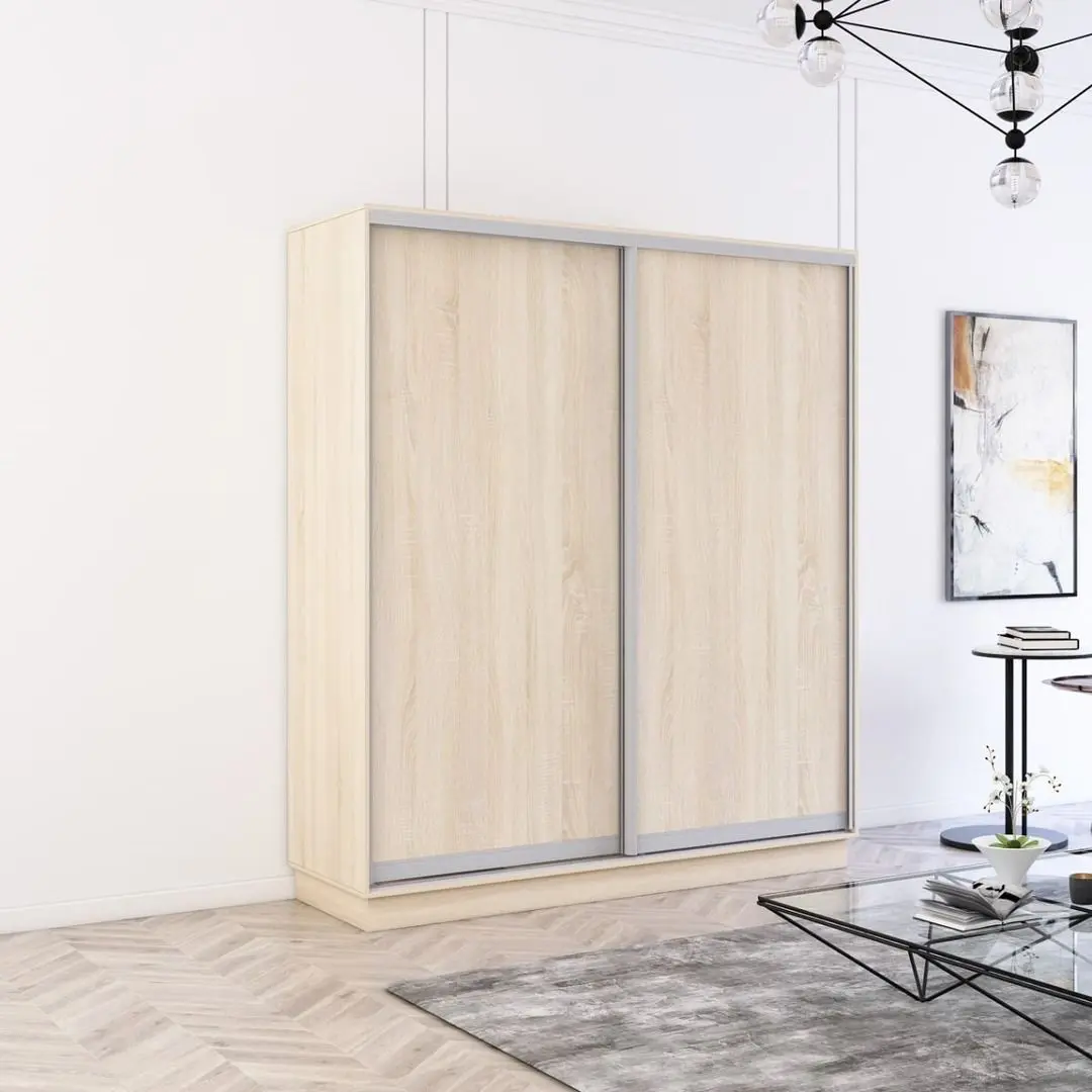 Шкаф-купе Mobildor Fox 2D двери ДСП 180x220x60 (Sonoma Oak)