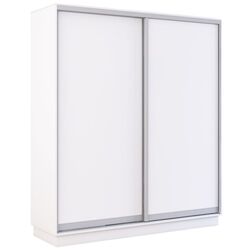 Шкаф-купе Mobildor Fox 2D двери ДСП 180x230x60 (White) Thumb