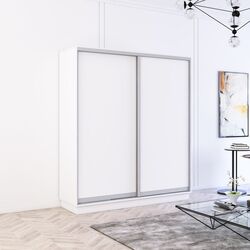 Шкаф-купе Mobildor Fox 2D двери ДСП 180x240x60 (White)