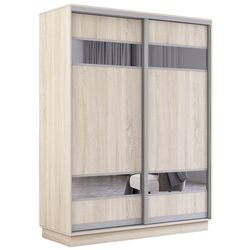 Dulap-cupe Mobildor Fox 2D PAL/elemente din oglinda 160x200x60 (Sonoma Oak) Thumb