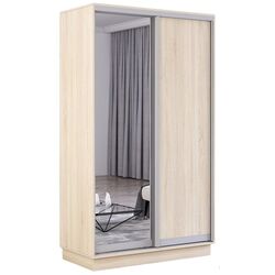 Dulap-cupe Mobildor Fox 2D 1 oglinda/1 PAL 110x230x60 (Sonoma Oak) Thumb