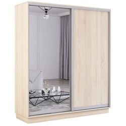 Dulap-cupe Mobildor Fox 2D 1 oglinda/1 PAL 170x200x60 (Sonoma Oak) Thumb