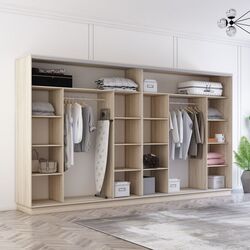 Шкаф-купе Mobildor Fox 4 двери 380x210x60 (Sonoma Oak) Thumb