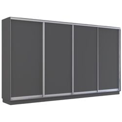 Dulap-cupe Mobildor Fox 4 usi 390x220x60 (Anthracite) Thumb