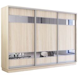 Dulap-cupe Mobildor Fox cu elemente din oglinda 310x200x60 (Sonoma Oak) Thumb