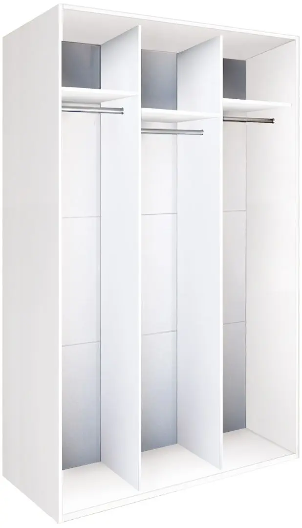 Шкаф-купе Modern Braun Top 3 149x210x60 3 зеркала (White)