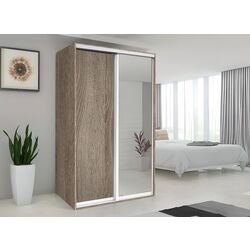 Dulap-cupe Modern Braun Top 2 140x210x60 1 oglinda/1 PAL (Vintage Oak)