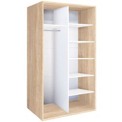Dulap-cupe Modern Braun Top 2 140x210x60 2 oglinzi (Sonoma Oak) Thumb