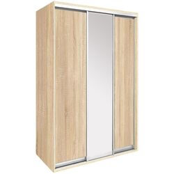 Dulap-cupe Modern Braun Top 3 149x210x60 1 oglinda/2 PAL (Sonoma Oak) Thumb