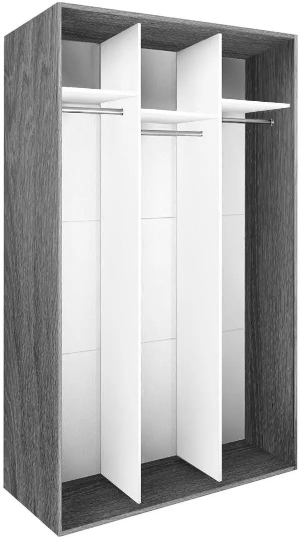 Dulap-cupe Modern Braun Top 3 149x210x60 1 oglinda/2 PAL (Sonoma Oak)