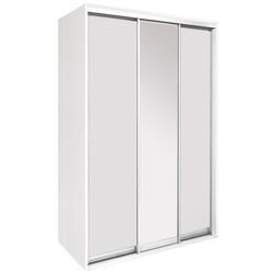 Dulap-cupe Modern Braun Top 3 149x210x60 1 oglinda/2 PAL (White) Thumb