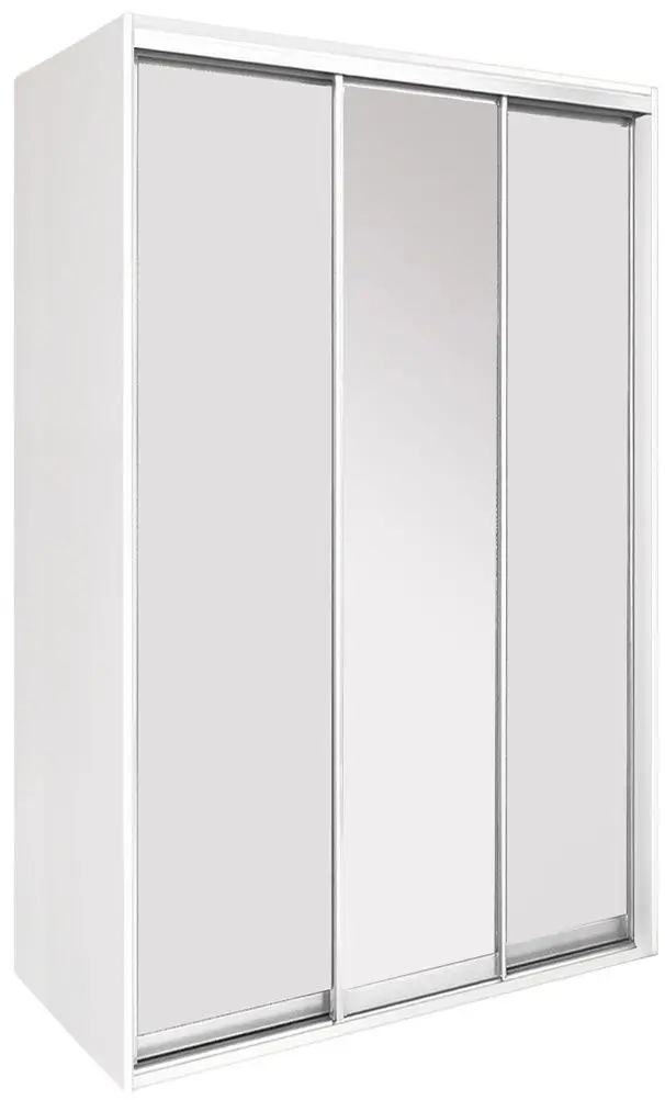 Dulap-cupe Modern Braun Top 3 149x210x60 1 oglinda/2 PAL (White)