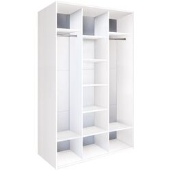 Dulap-cupe Modern Braun Top 3 149x210x60 3 PAL (White) Thumb