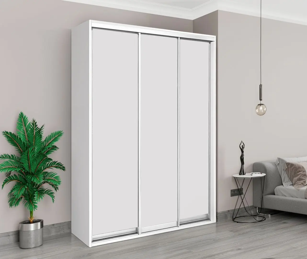 Dulap-cupe Modern Braun Top 3 149x210x60 3 PAL (White)