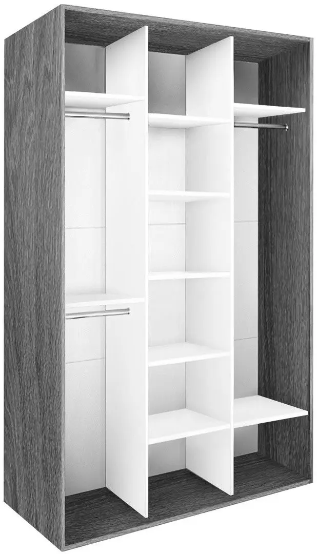 Dulap-cupe Modern Braun Top 3 149x210x60 3 oglinzi (Sonoma Oak)