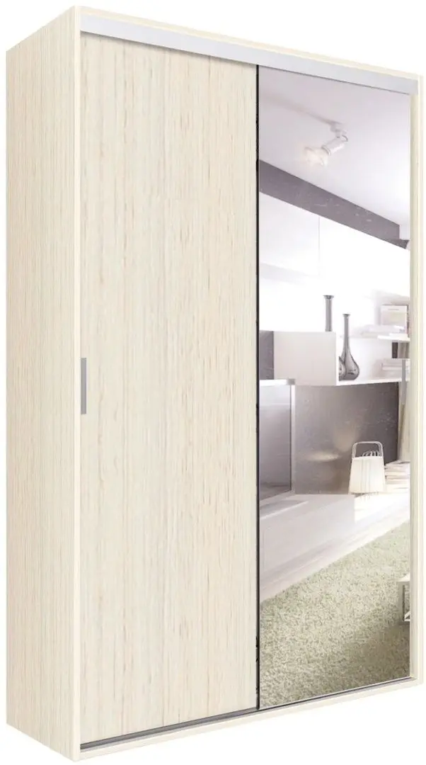 Dulap-cupe Modern Fast Top 2 140x240x45 1 oglinda/1 PAL (Chamonix Light)