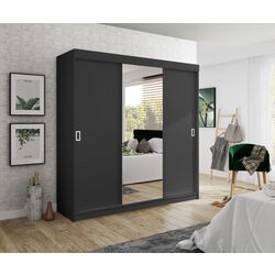 Шкаф-купе Prime Furniture Bill 1 200x205x59 (Graphite)