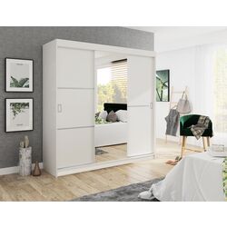 Шкаф-купе Prime Furniture Bill 2 200x205x59 (White)