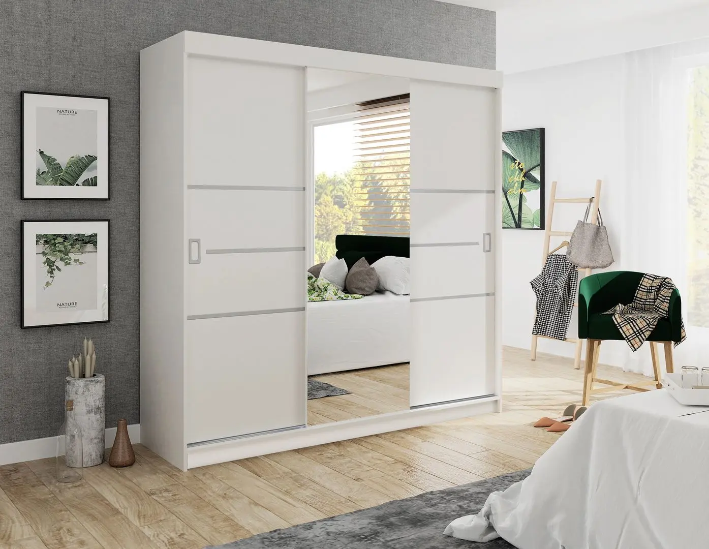 Dulap-cupe Prime Furniture Bill 4 200x205x59 (White)