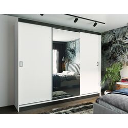 Dulap-cupe Prime Furniture Retro 1 200x205x59 (White/Black)