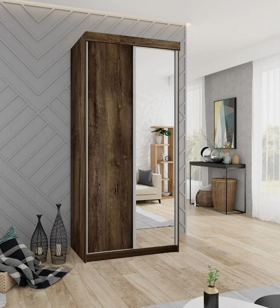 Шкаф-купе Prime Furniture Top 23 100 (Ash Dark)