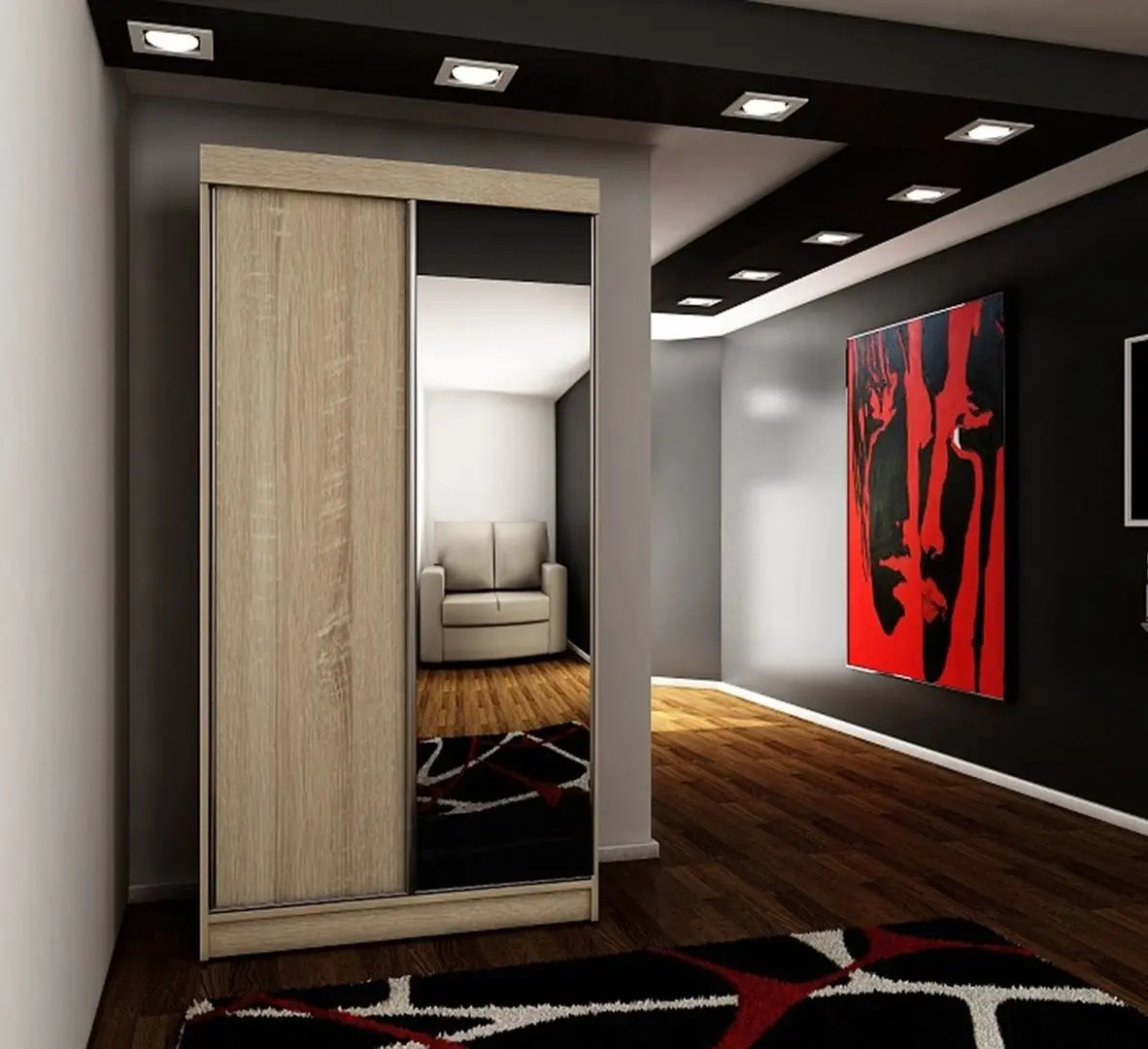 Dulap-cupe Prime Furniture Top 23 100 (Sonoma Oak)