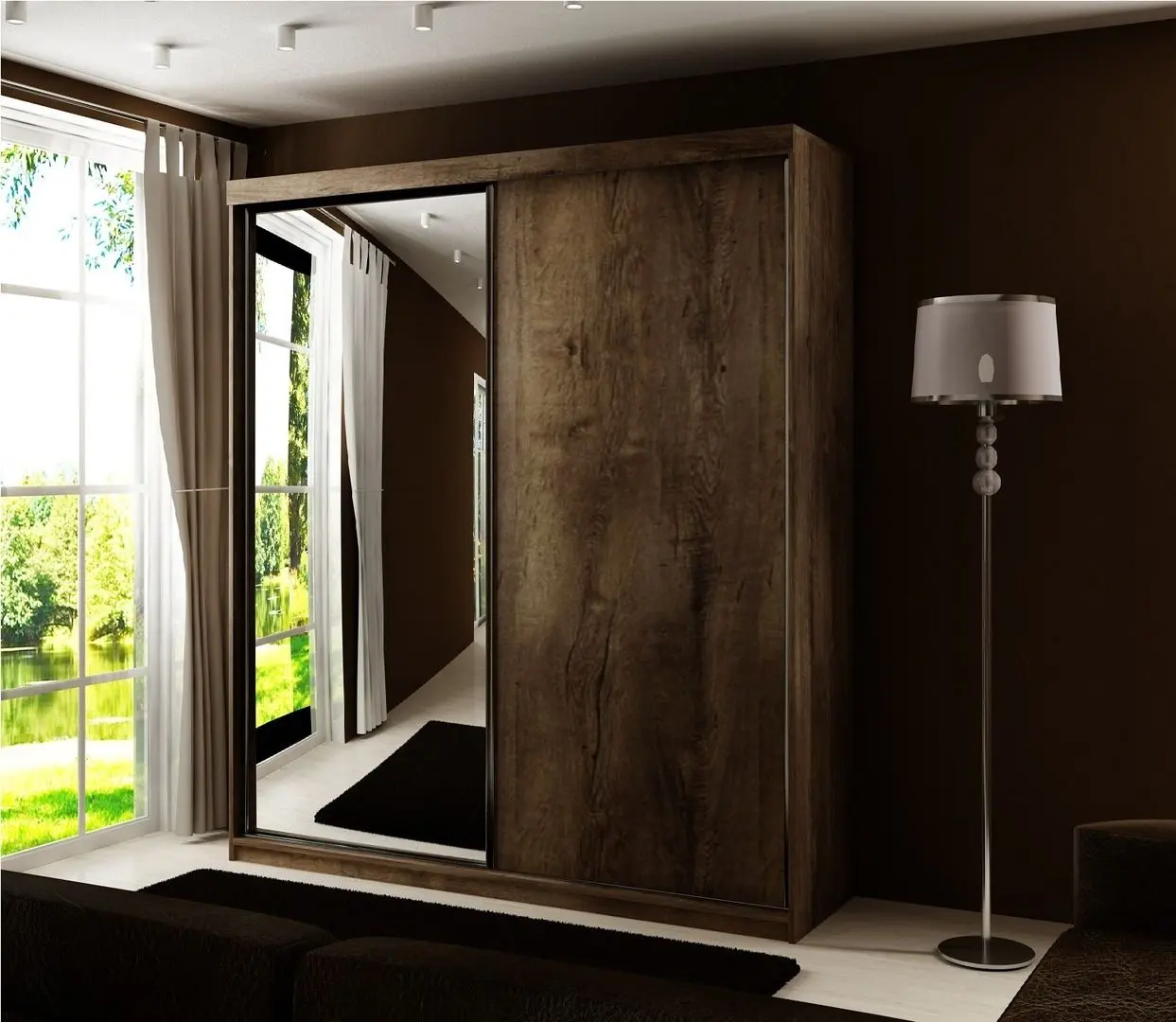 Dulap-cupe Prime Furniture Top 23 150 (Ash Dark)