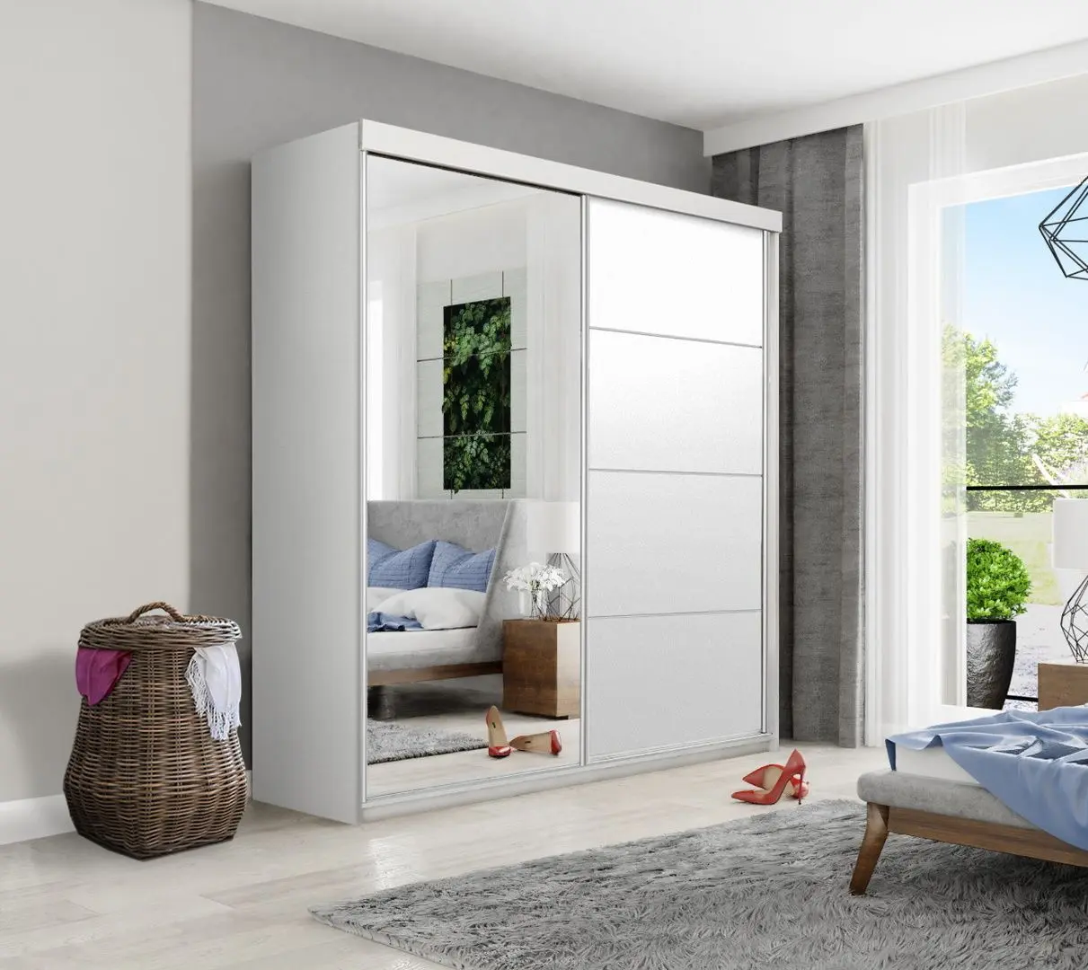 Dulap-cupe Prime Furniture Top 23 Plus 200 (White)