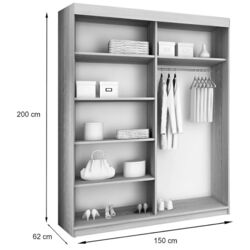 Dulap-cupe Prime Furniture Top 25 150 (White) Thumb