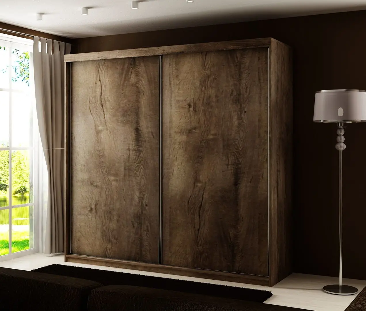 Шкаф-купе Prime Furniture Top 25 200 (Ash Dark)