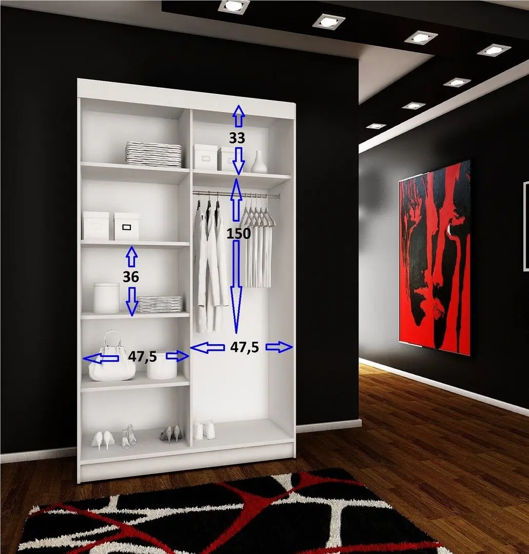 Dulap-cupe Prime Furniture Top 25 Plus 100 (Sonoma Oak)