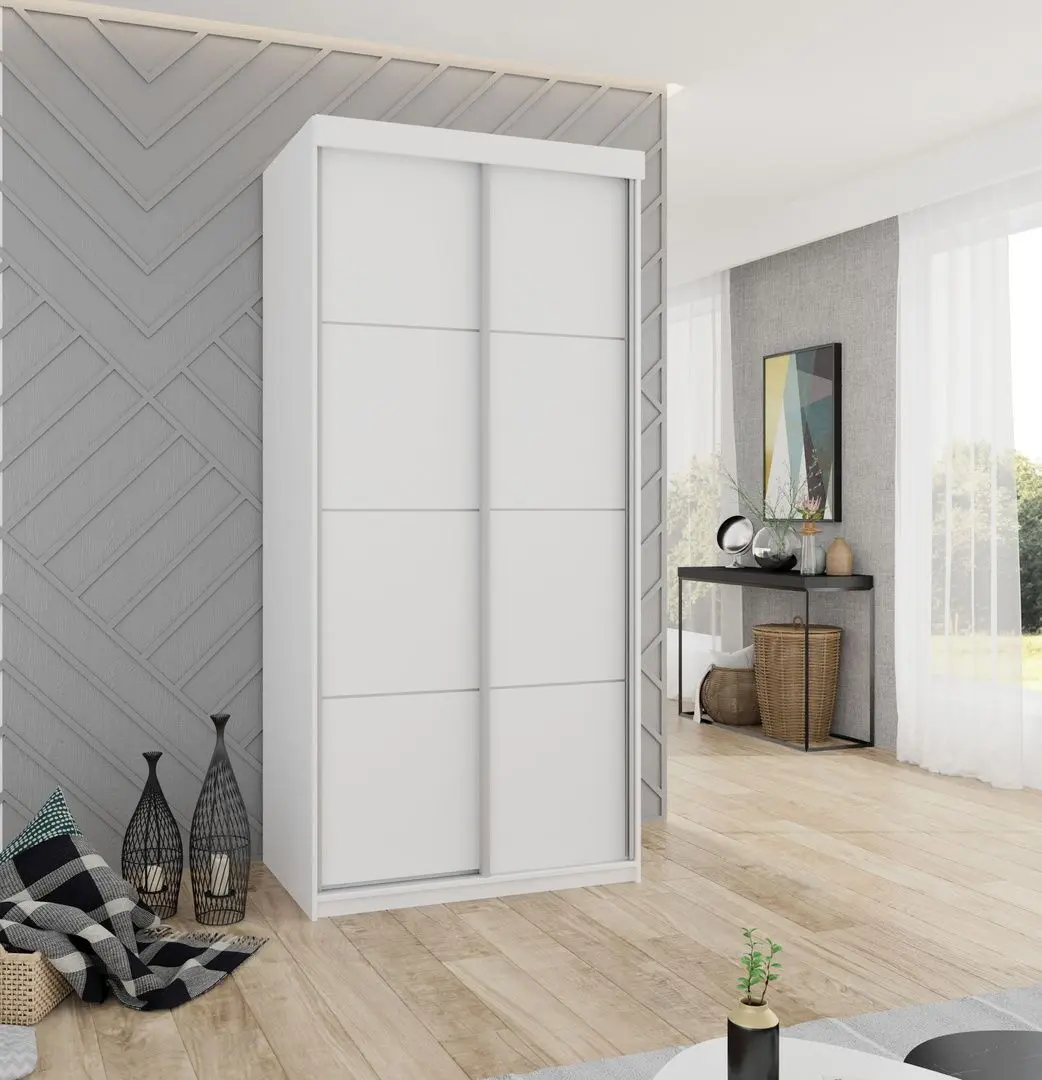 Шкаф-купе Prime Furniture Top 25 Plus 100 (White)