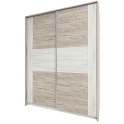 Dulap-cupe Sokme Milana 1800 (Craft Oak White/Craft Oak Gray)