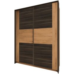 Dulap-cupe Sokme Milana 1800 (Craft Tobacco Oak/Craft Oak Fire)