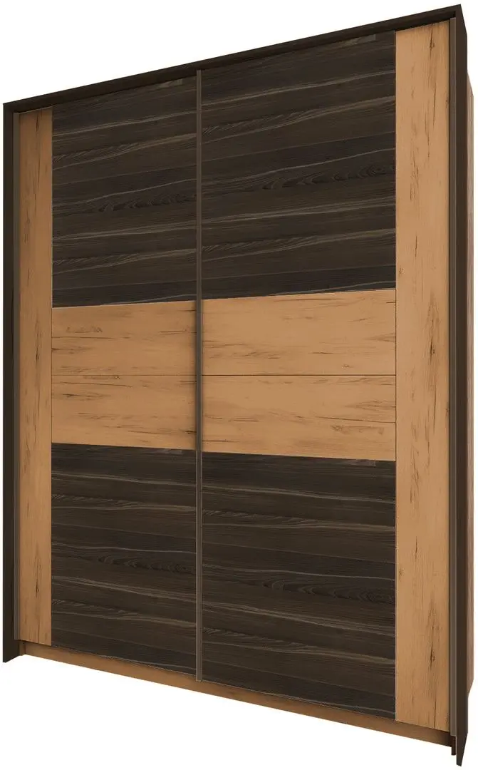 Dulap-cupe Sokme Milana 1800 (Craft Tobacco Oak/Craft Oak Fire)