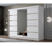 Dulap-cupe Space Meble Amber VI 250x215x58 (White Matte)